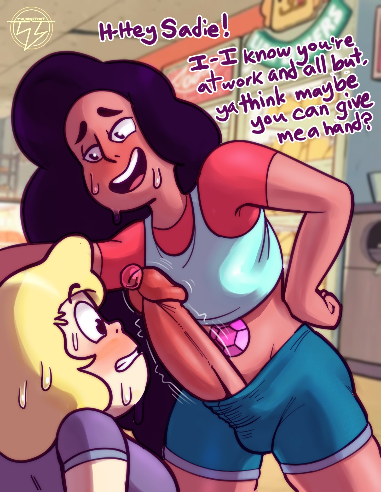 Post 4954912 Sadiemiller Stevenuniverse Stevonnie Thunderthot