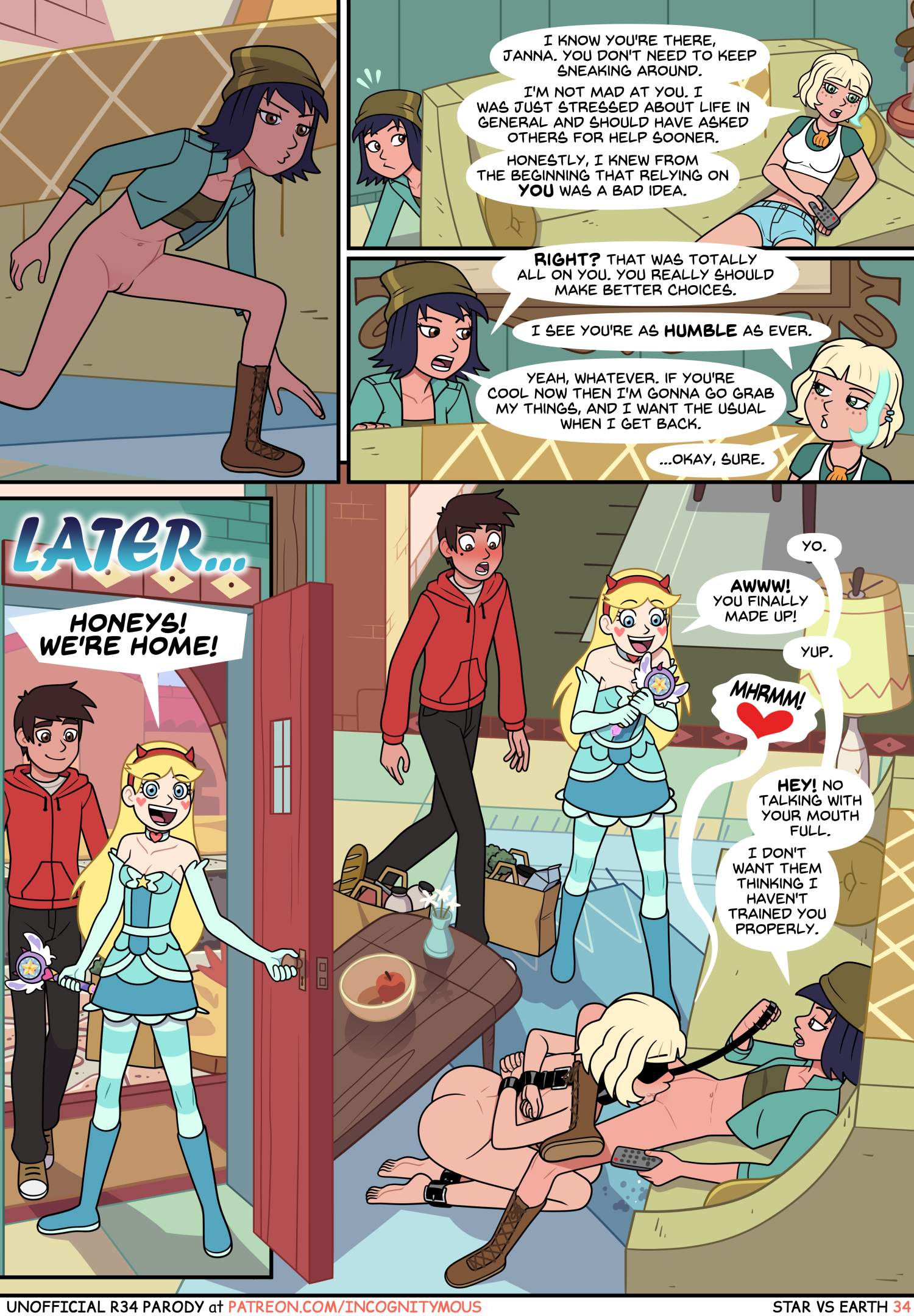 Incognitymous Jackie_Lynn_Thomas Janna_Ordonia Marco_Diaz Star_Butterfly Star_vs_the_Forces_of_Evil comic