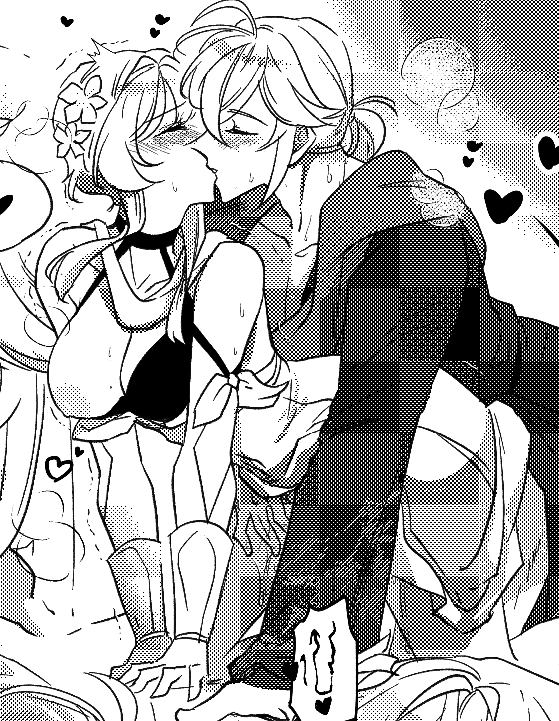 Post 4921367: Genshin_Impact hyobinliaoh Kazuha_Kaedehara Lumine