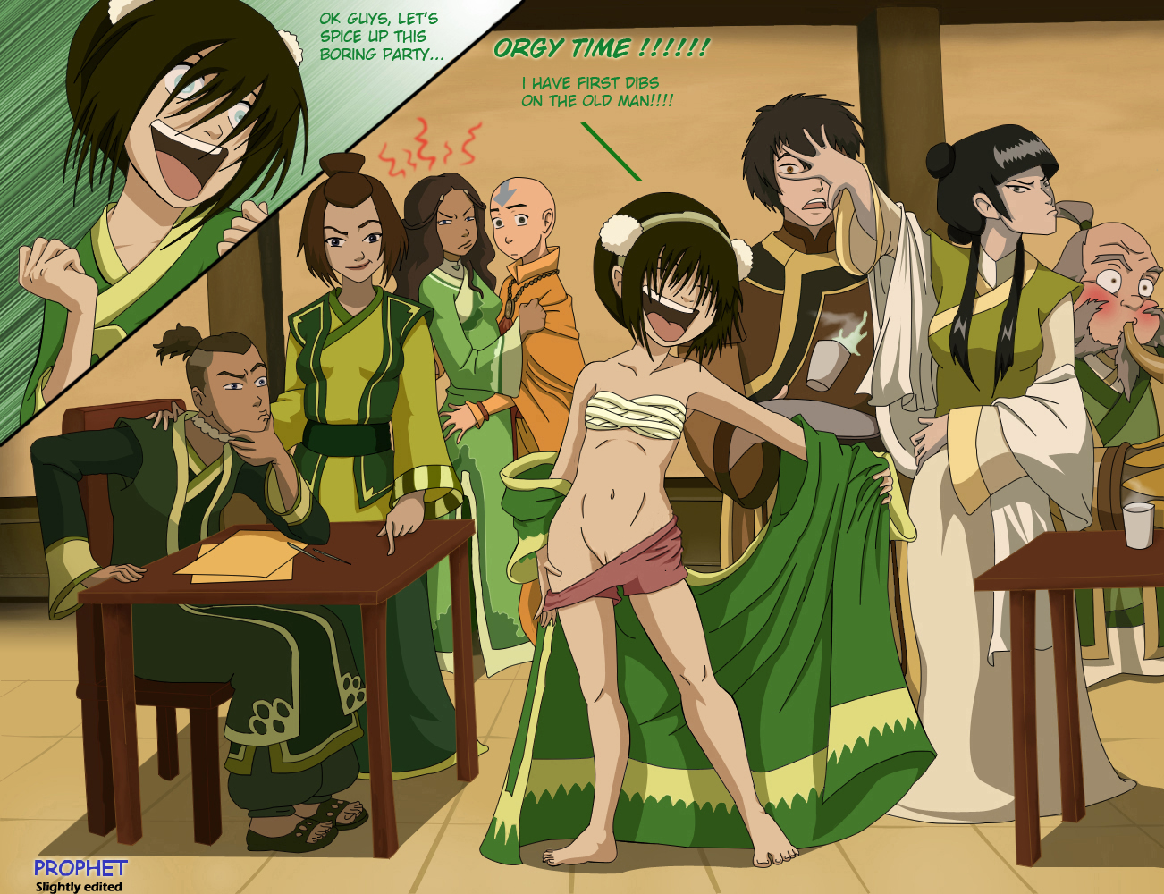 Post Aang Avatar The Last Airbender Iroh Katara Mai Prophet Sokka Suki Toph Bei Fong Zuko