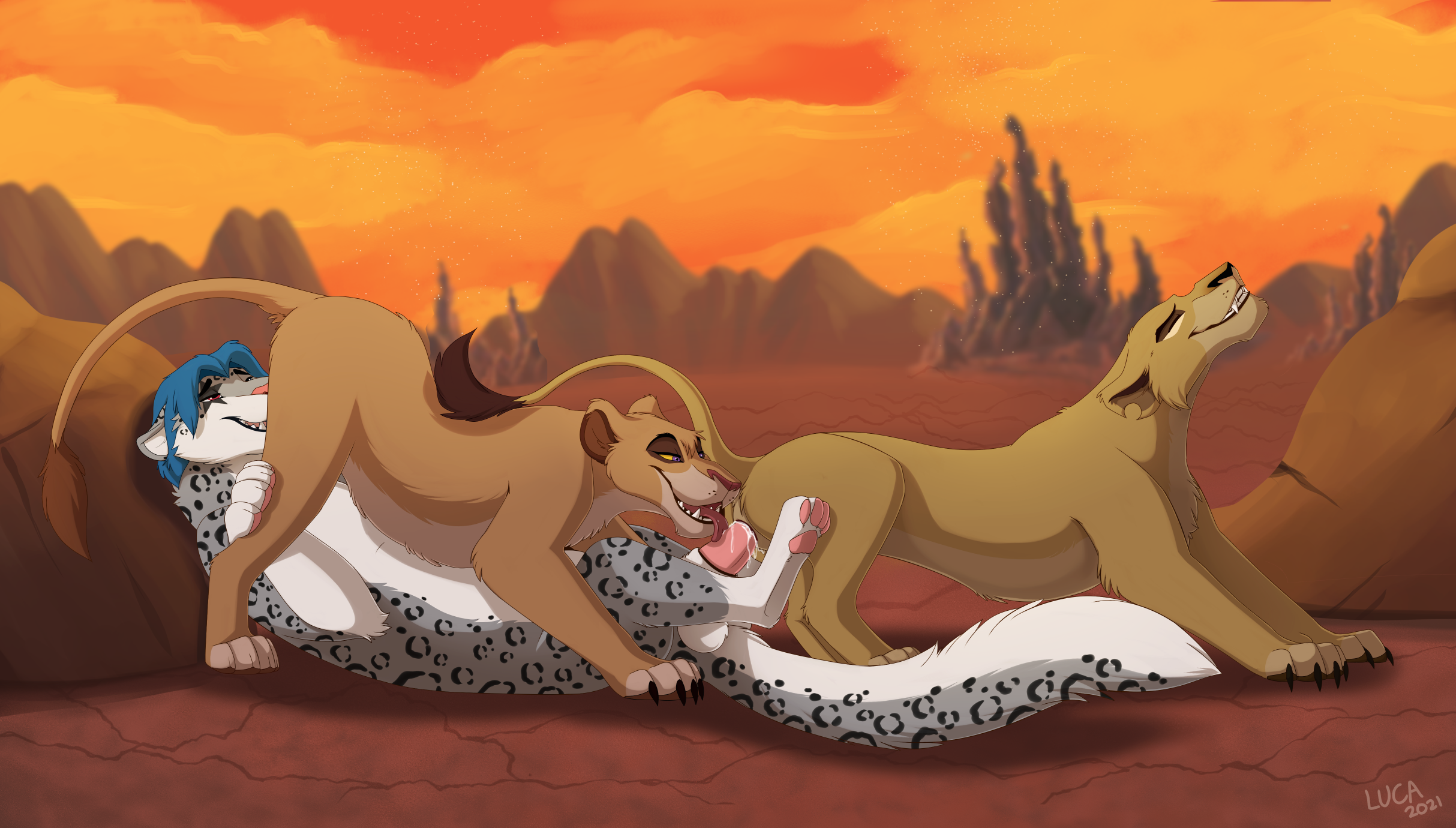 Luca_(artist) The_Lion_King Vitani Zira