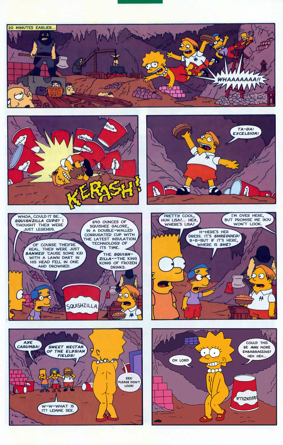 Bart_Simpson Duchess_(artist) Lisa_Simpson Martin_Prince Milhouse_Van_Houten The_Simpsons comic edit