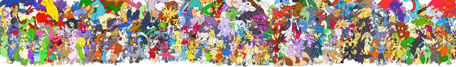 Arcanine Banette BlackRenamon Cubone Feraligatr Floatzel Flygon GB_of_BS Gardevoir Infernape Kabutops Lucario Miltank Nidoqueen Nurse_Joy Piplup Politoed Porkyman Raichu Sneasel Sunflora Swampert Tauros Typhlosion Vulpix Weavile Zapdos aroc crossover tagme