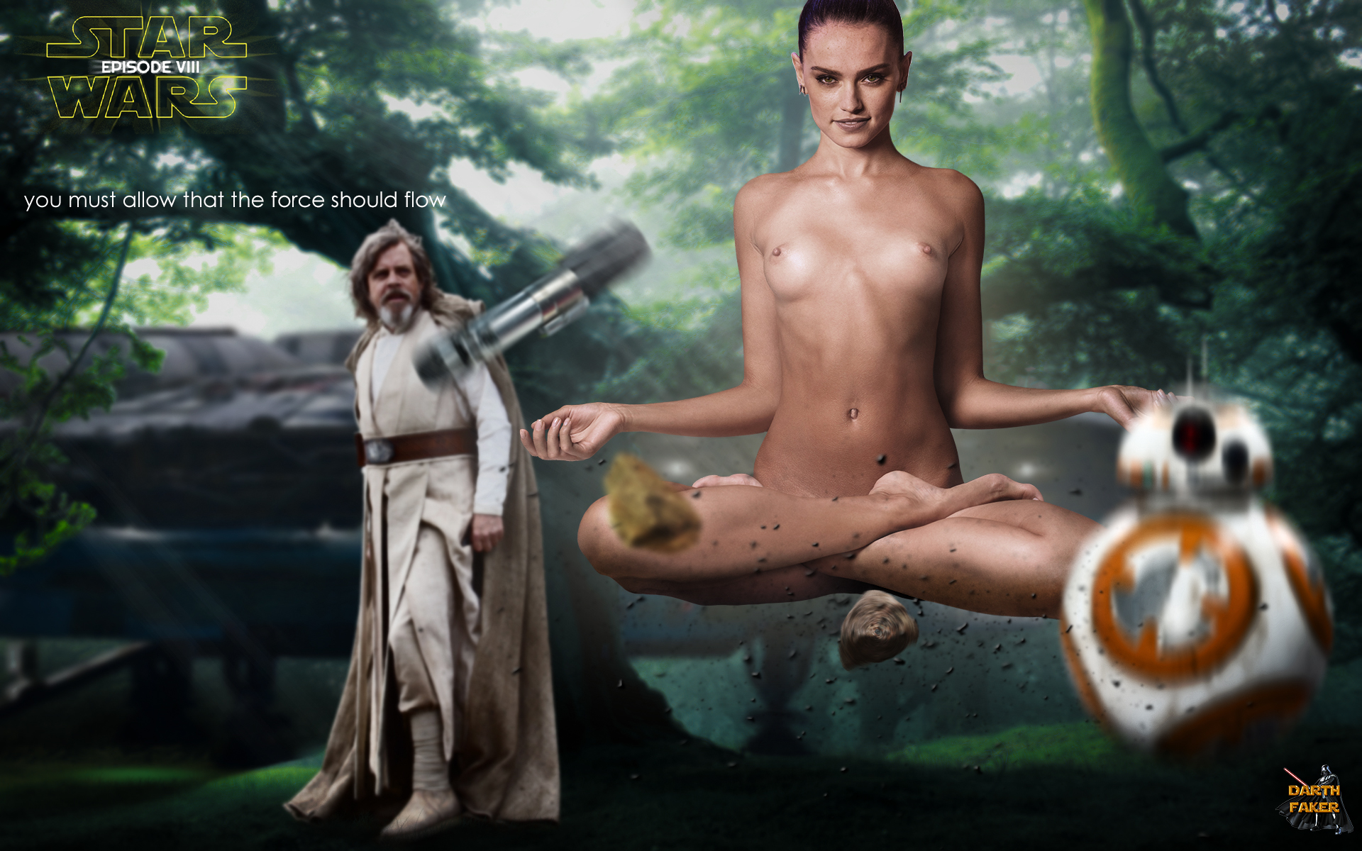 Star wars naked fakes