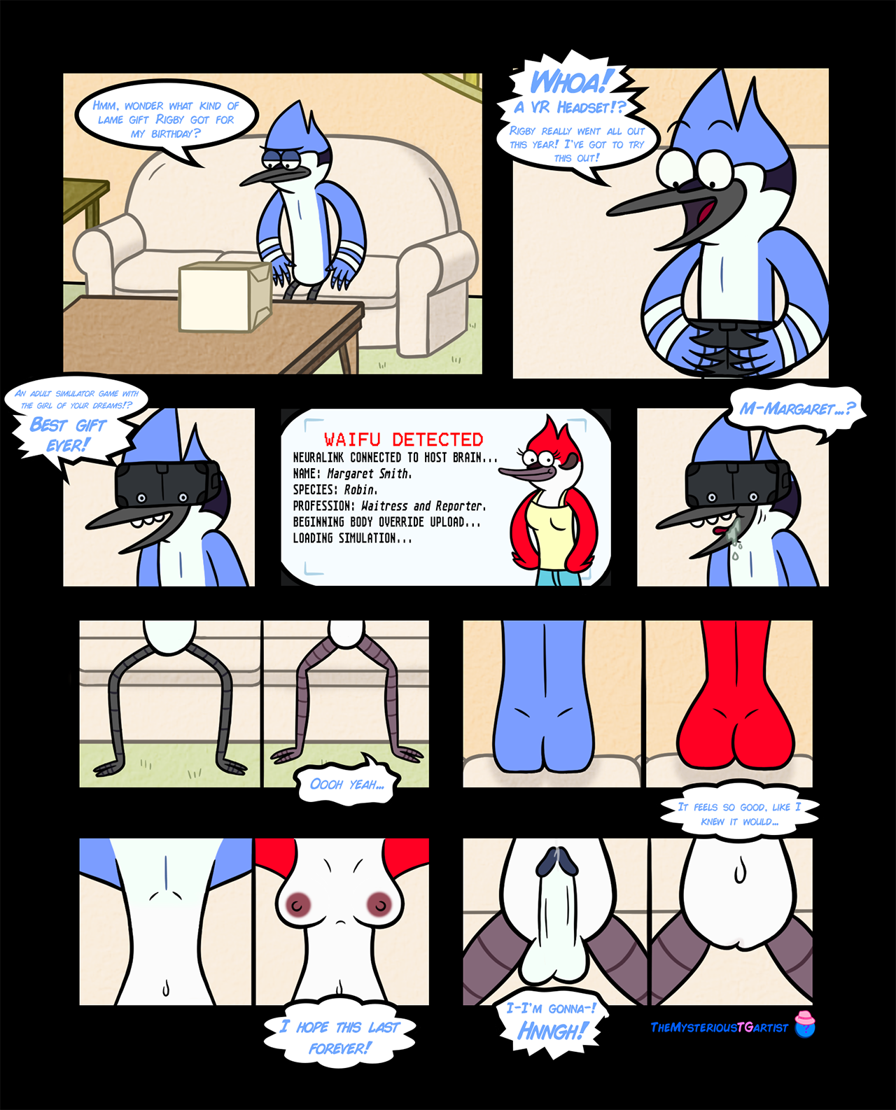 Post 4302627 Comic Margaretsmith Mordecai Mysterioustgartist Regularshow 6065