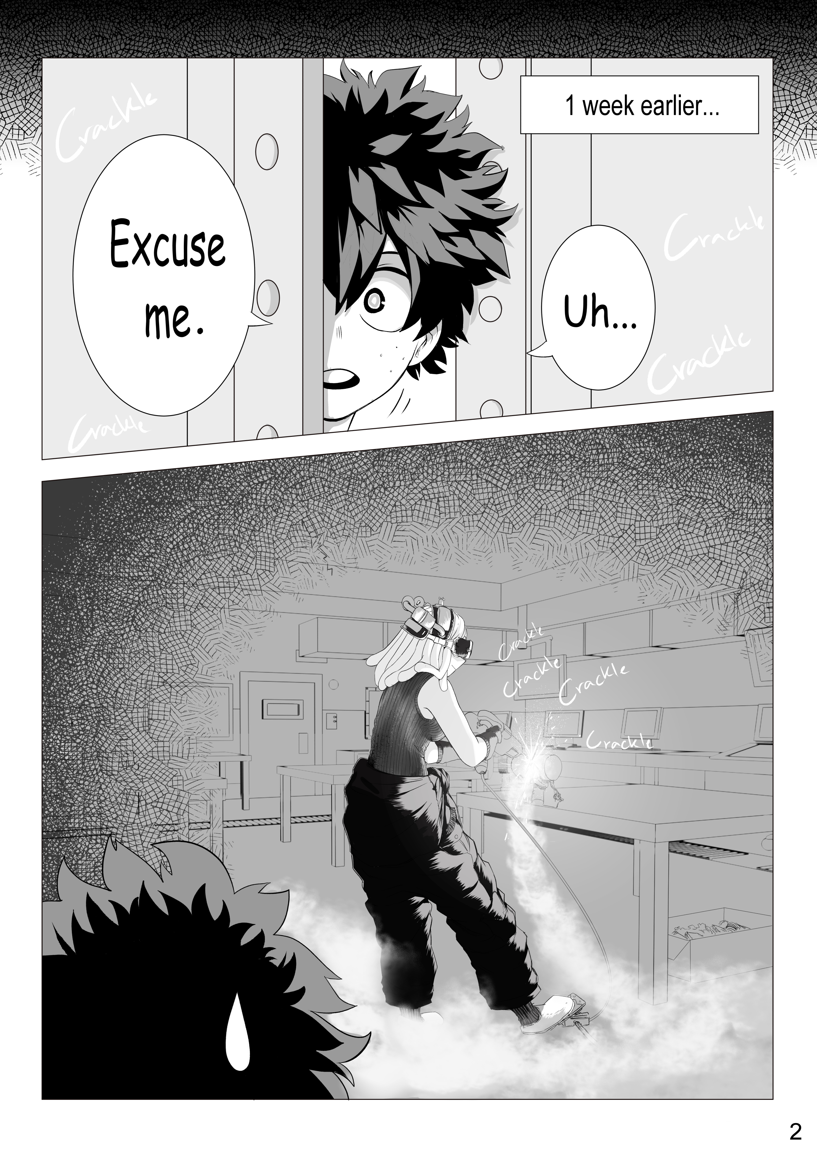 Post 4827584: Amano44 comic Izuku_Midoriya Mei_Hatsume My_Hero_Academia