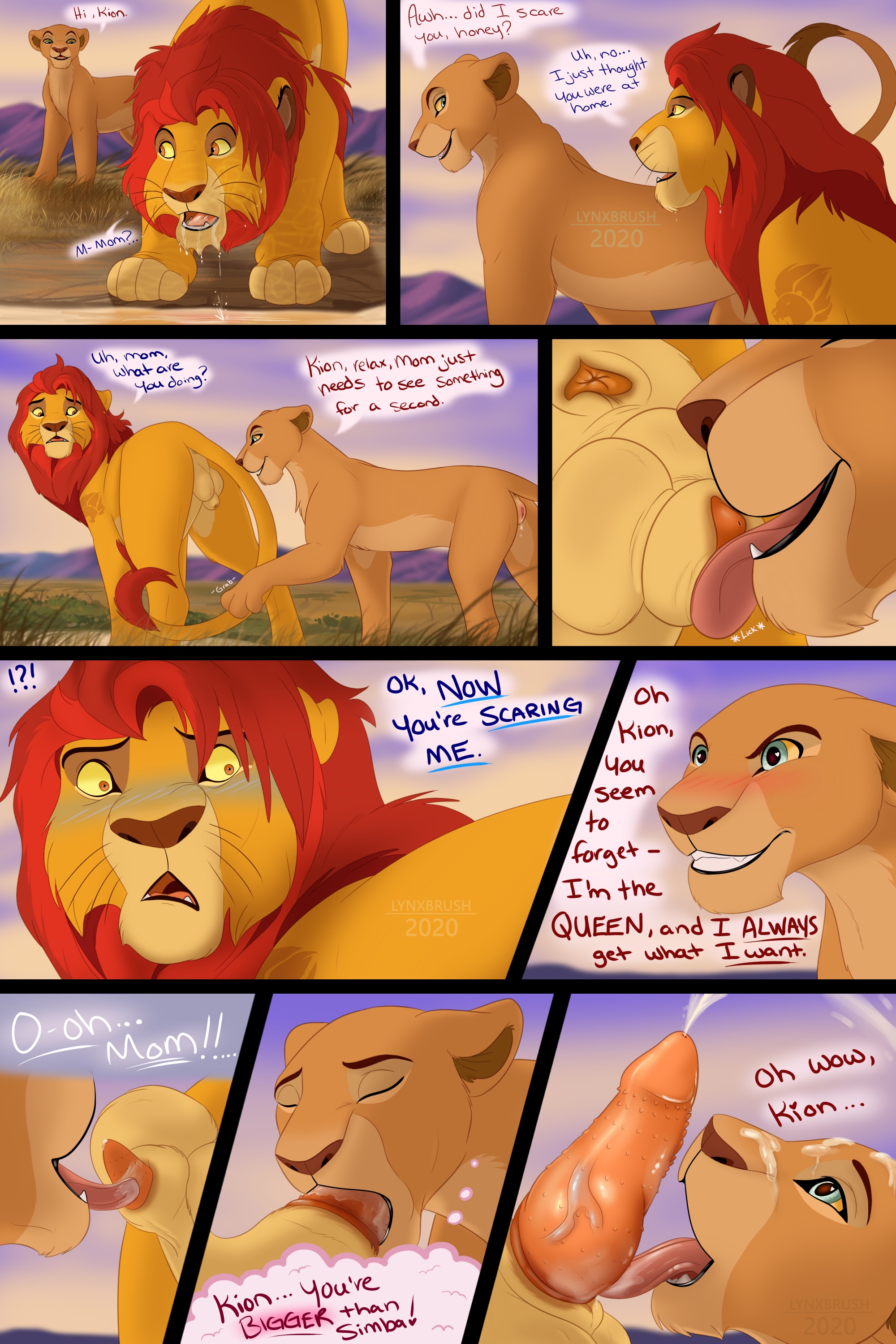 Post 3821327 Comic Kion Lynxbrush Nala Thelionguard Thelionking 3495