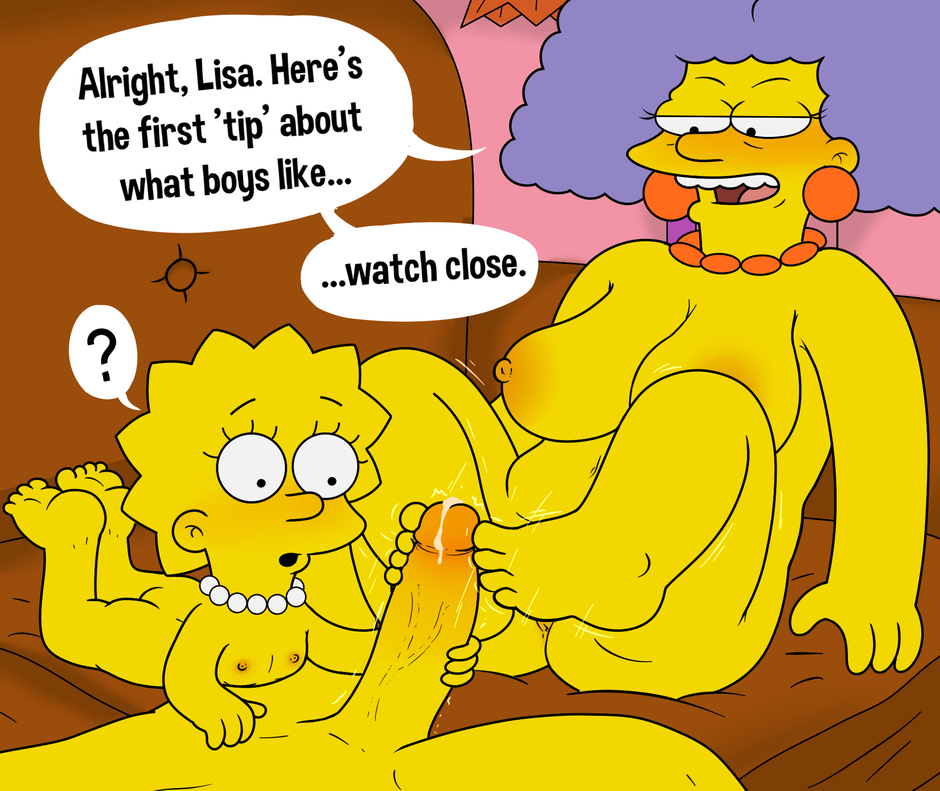 DXT91 Lisa_Simpson Selma_Bouvier The_Simpsons