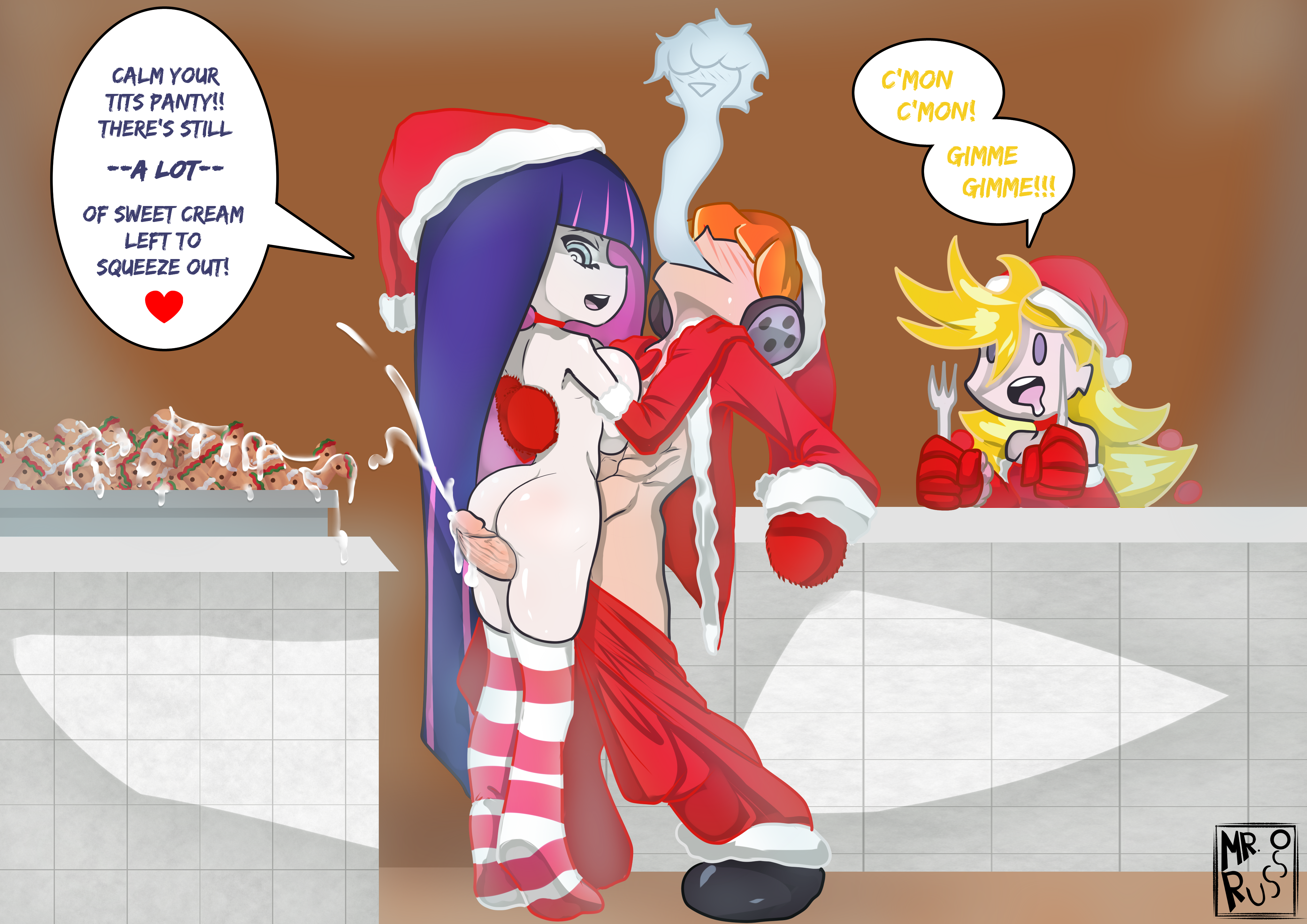 Post 4766031: Brief Christmas Mr.Russo Panty  Panty_and_Stocking_with_Garterbelt Stocking