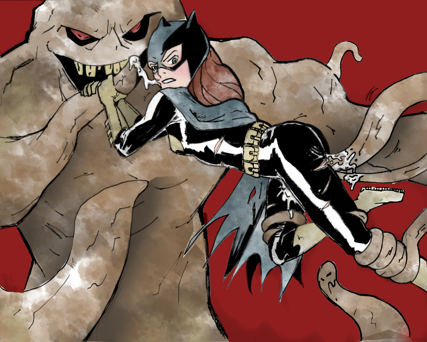 Post 994312: Barbara_Gordon Batgirl Batman:_The_Animated_Series  Batman_(series) Clayface DC Double-Dealer