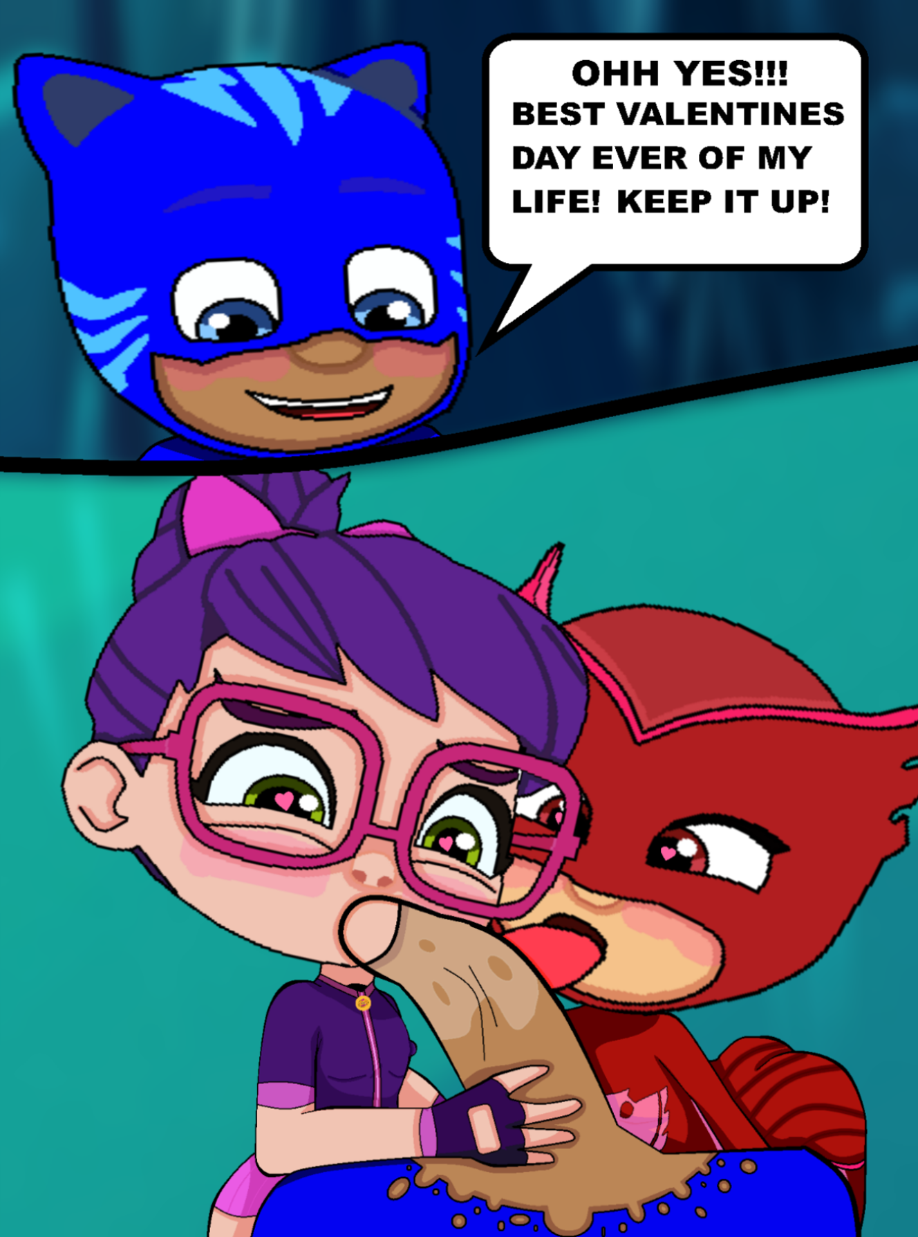 Post Abby Hatcher Abby Hatcher Series Armsupload Catboy Crossover Owlette Pj Masks