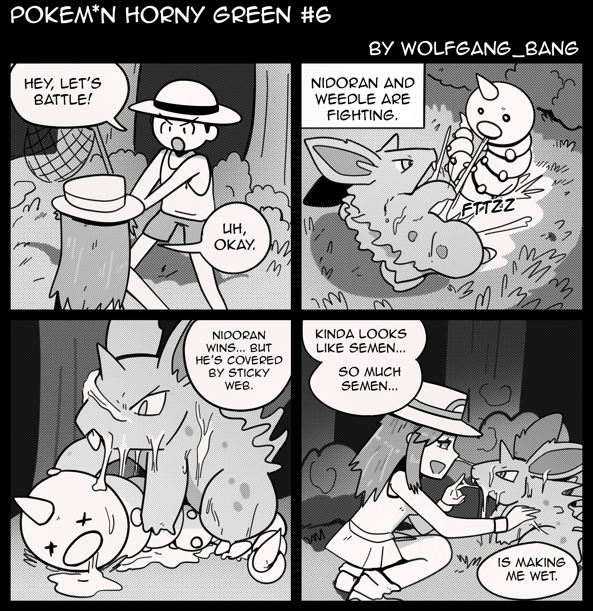 Leaf Nidoran Nidoran_(male) Porkyman Weedle comic hasselnut