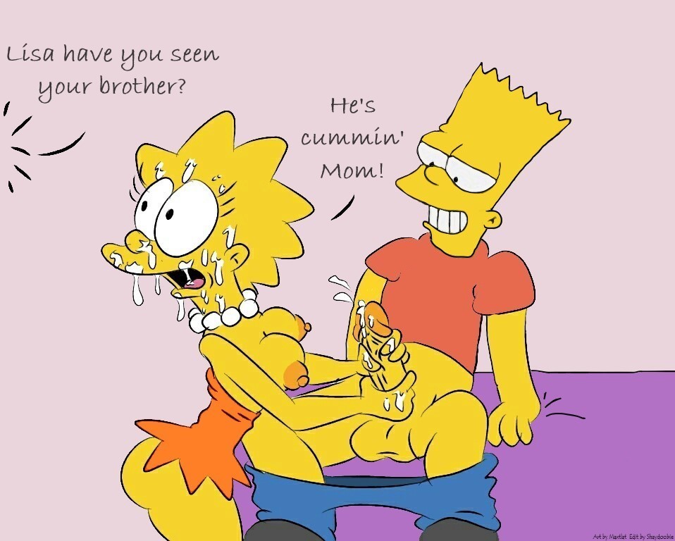 Bart_Simpson Lisa_Simpson The_Simpsons edit maxtlat