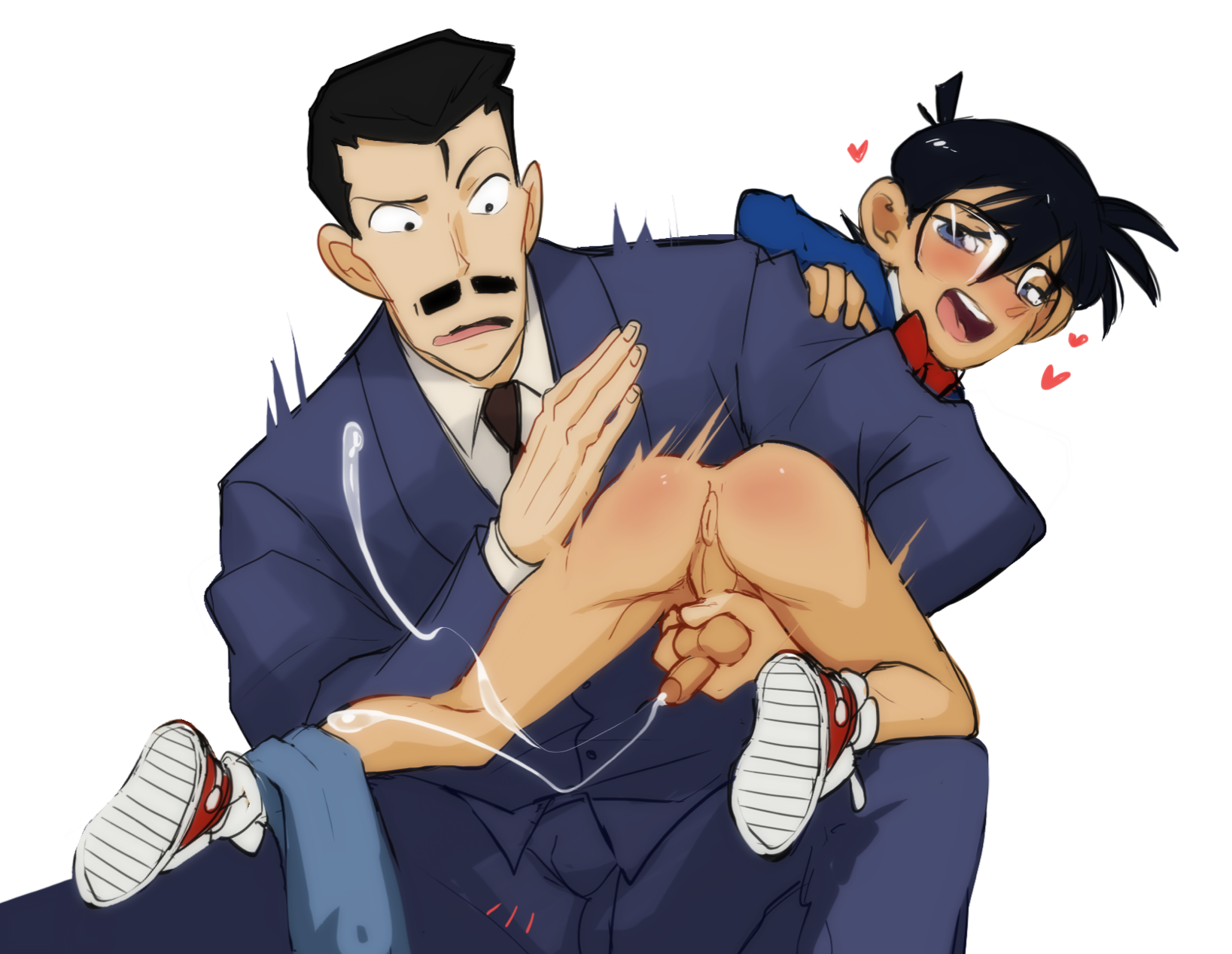 Conan_Edogawa Detective_Conan Kogoro_Mouri Shinichi_Kudo caracchiato