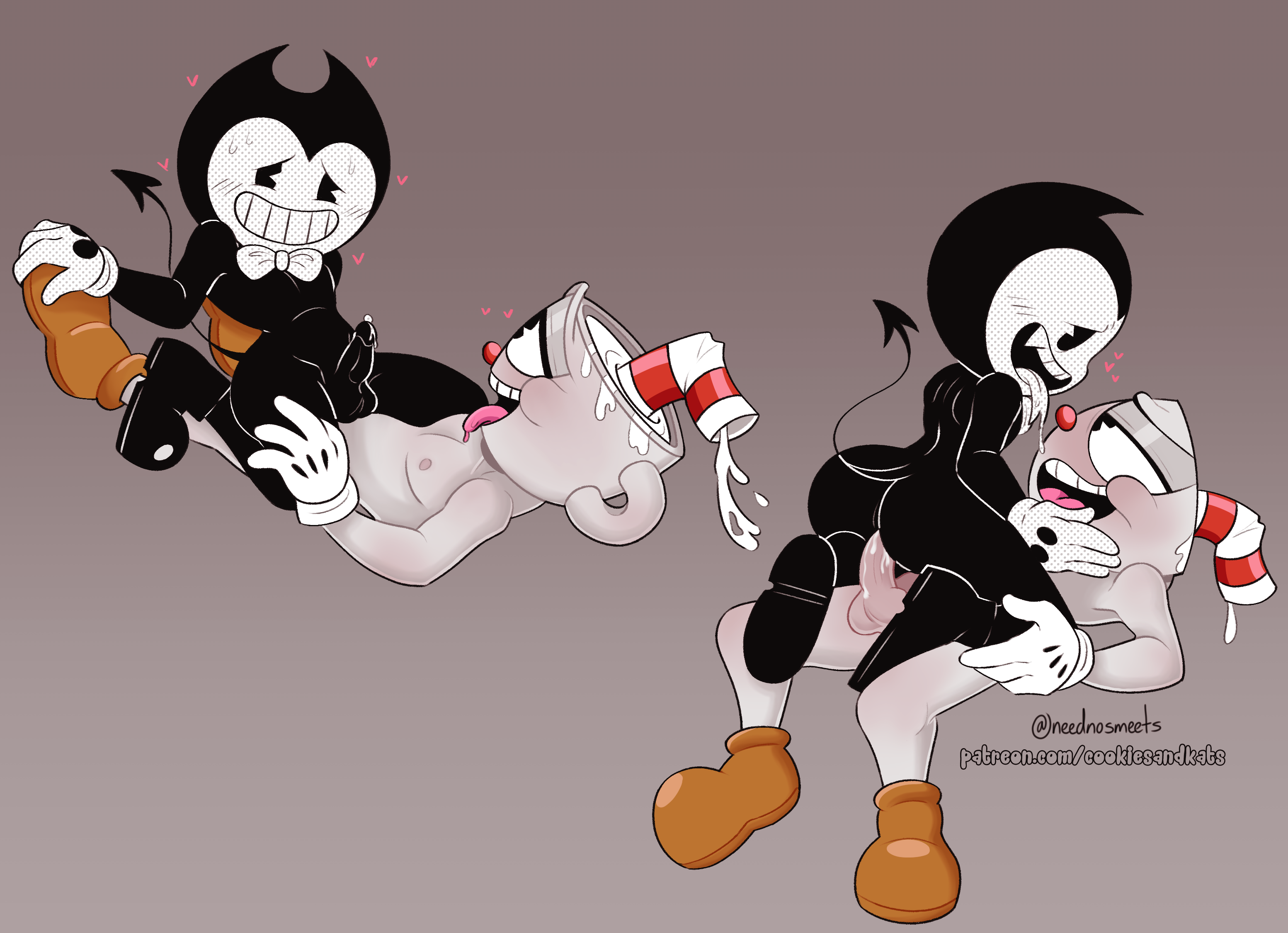 Bendy x cuphead sex