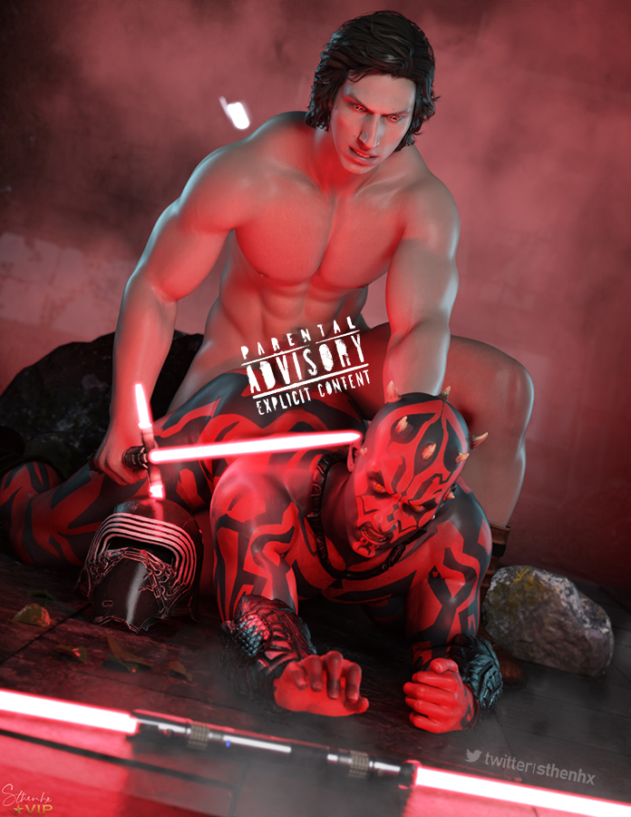 Darth_Maul Kylo_Ren Star_Wars Zabrak sthenhx