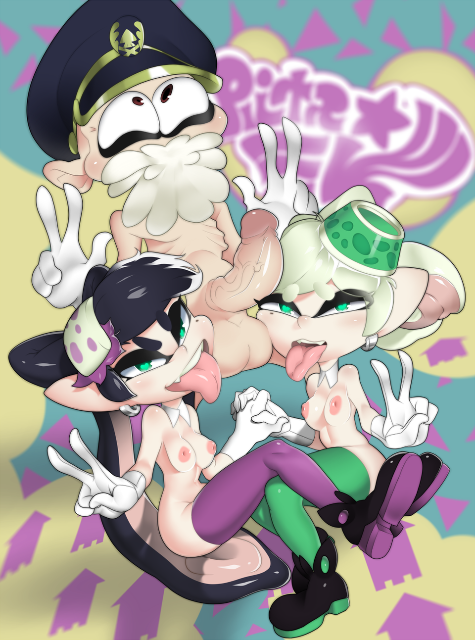 Boggle Callie Cap'n_Cuttlefish Inkling Marie Splatoon Squid_Sisters lagalamel