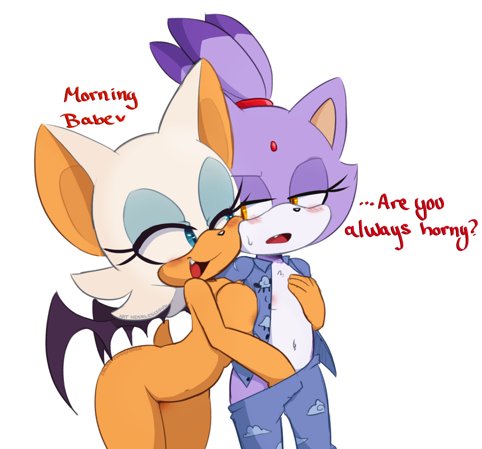 Rouge and blaze