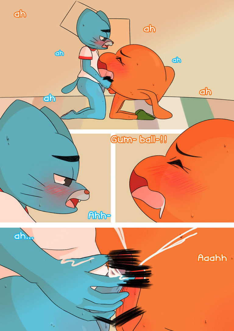 El increible mundo de gumball comic porno