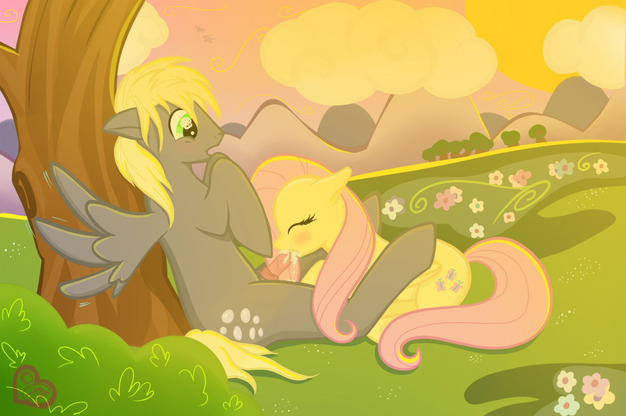 Derpy_Hooves Fluttershy Friendship_is_Magic My_Little_Pony PastelHues Rule_63