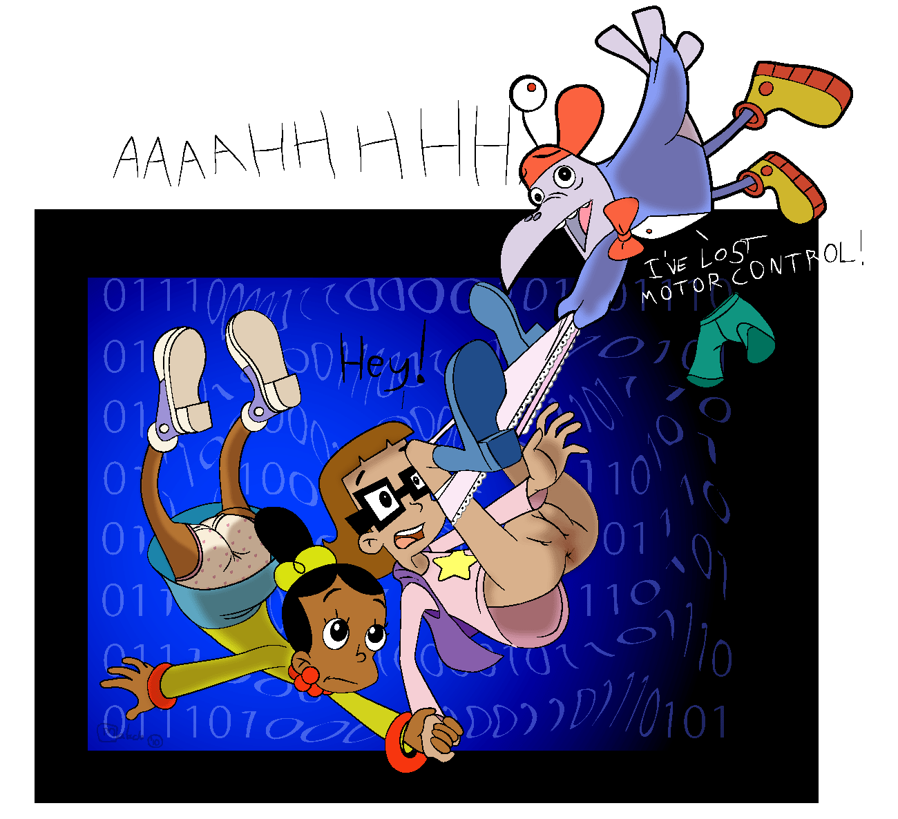 Cyberchase Digit Inez_Ramon Jackie_LeRange Malachi_(artist)