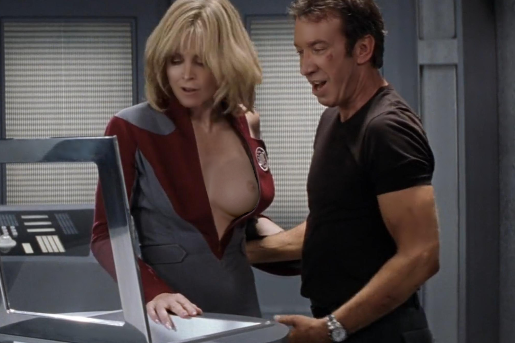 Post 3038925 Fakes Galaxy Quest Gwen Demarco Jason Nesmith Sigourney Weaver Tim Allen Zenda