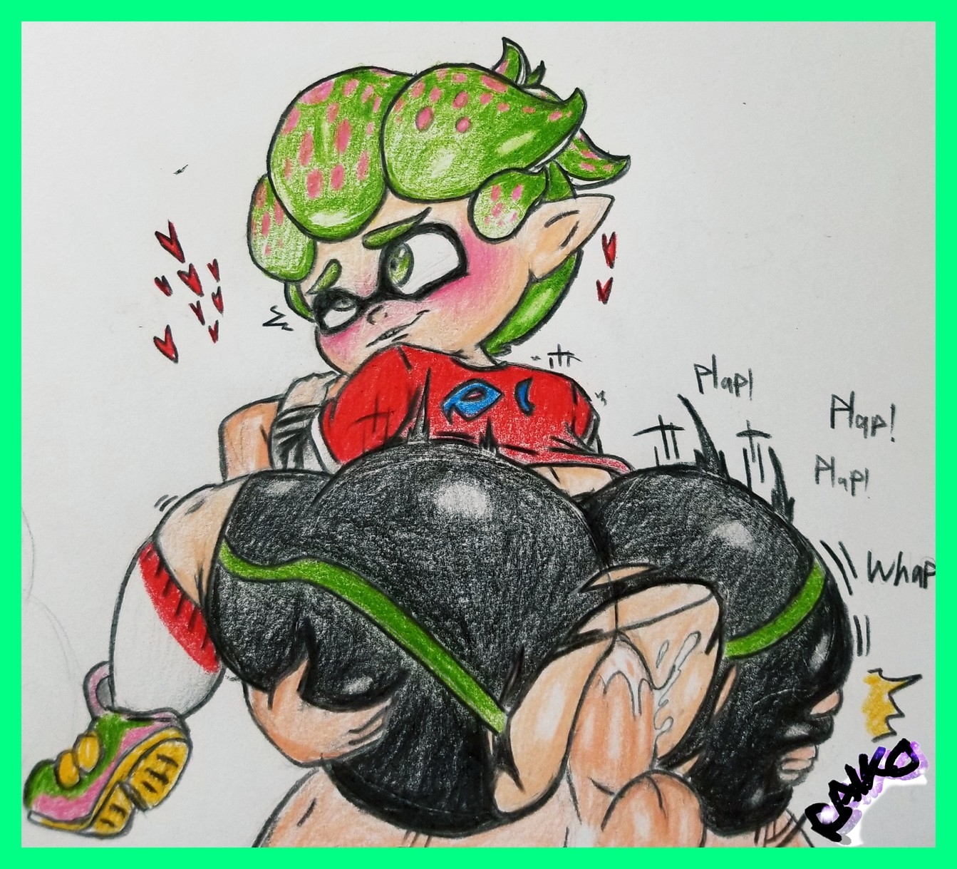 Inkling Inkling_Boy Raikutaku Splatoon