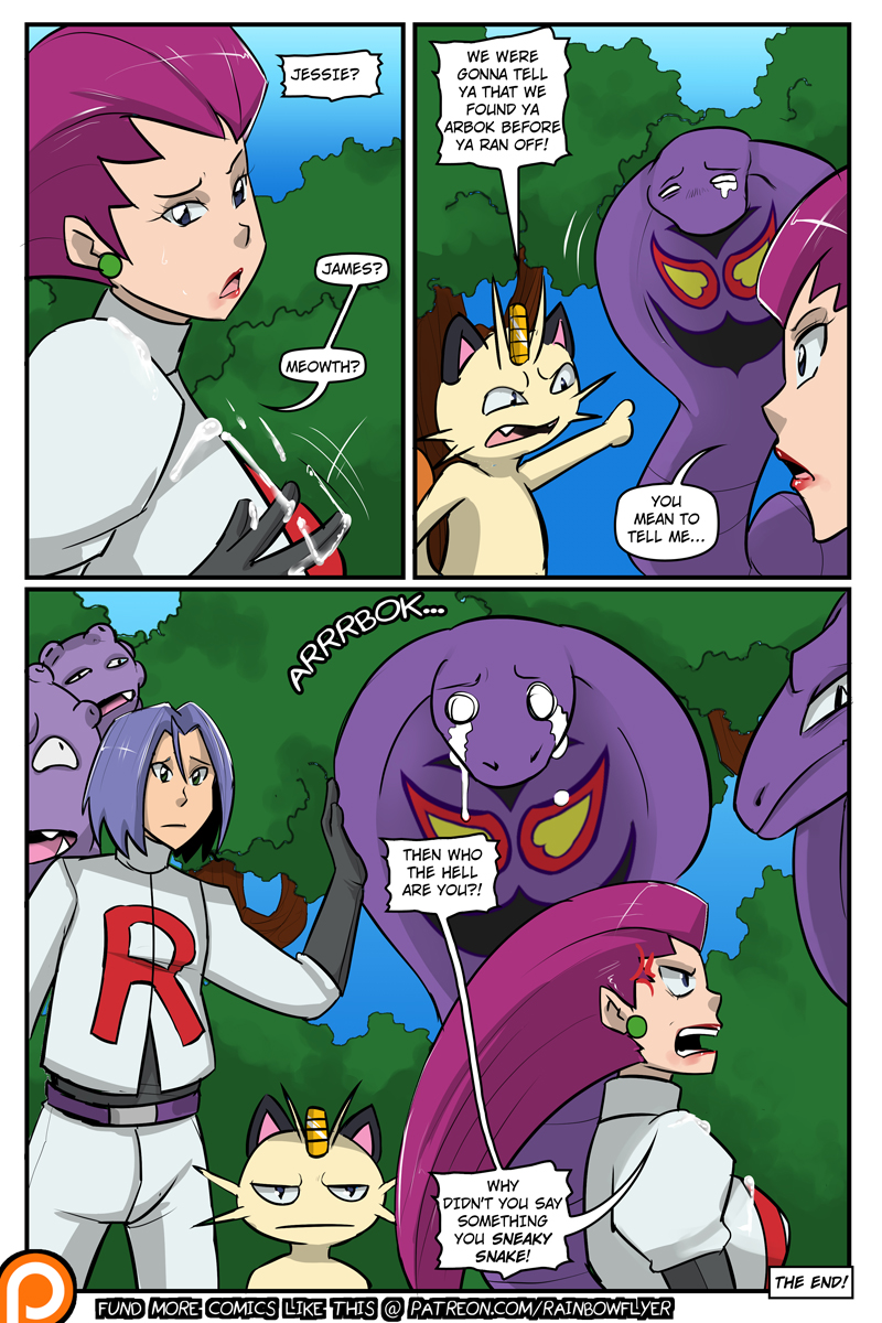 Post 1998224: Arbok comic James Jessie Meowth Porkyman rainbow-flyer  Team_Rocket Weezing