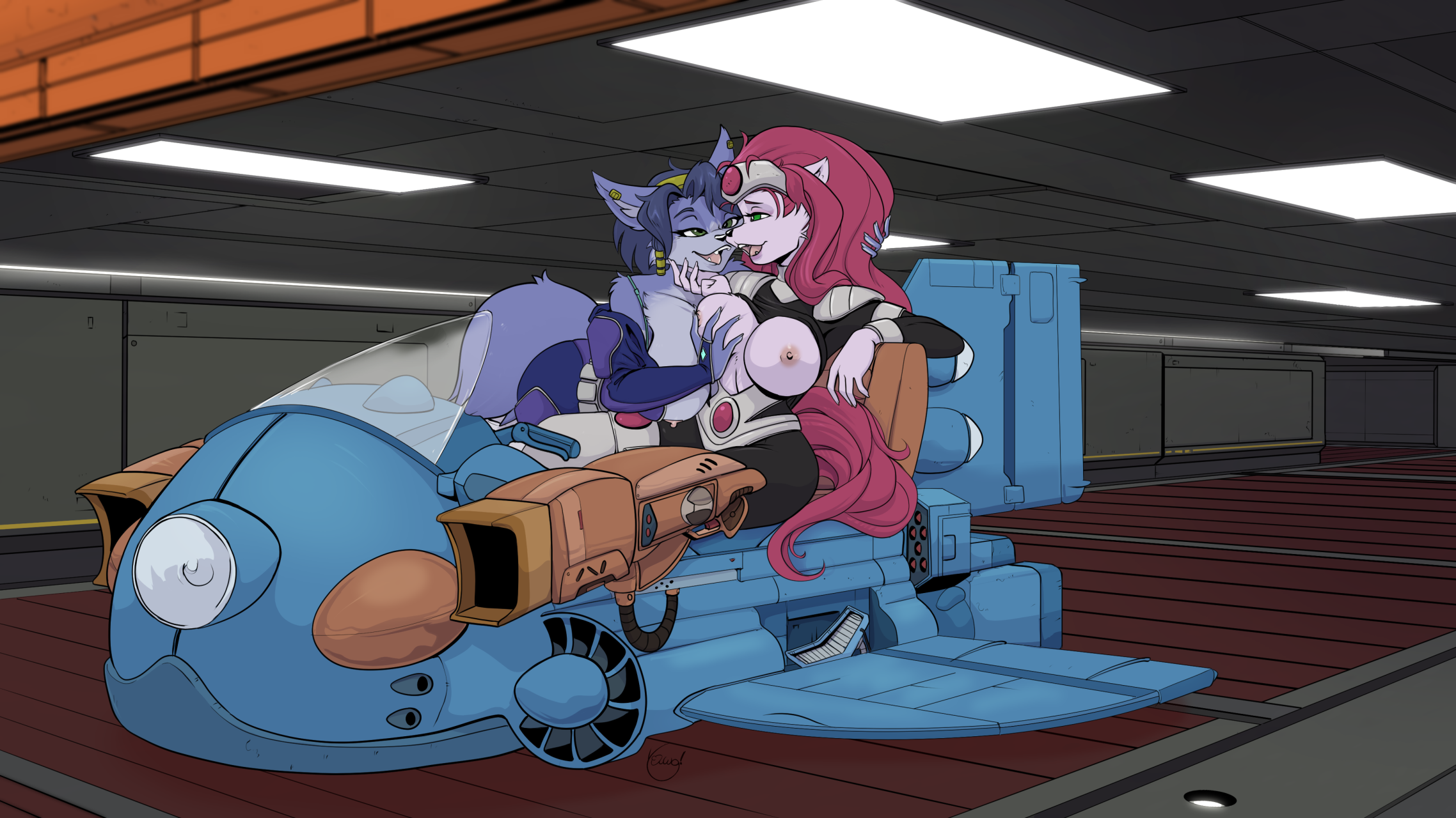 Bucky_O'Hare Jenny Krystal Star_Fox Yawg crossover