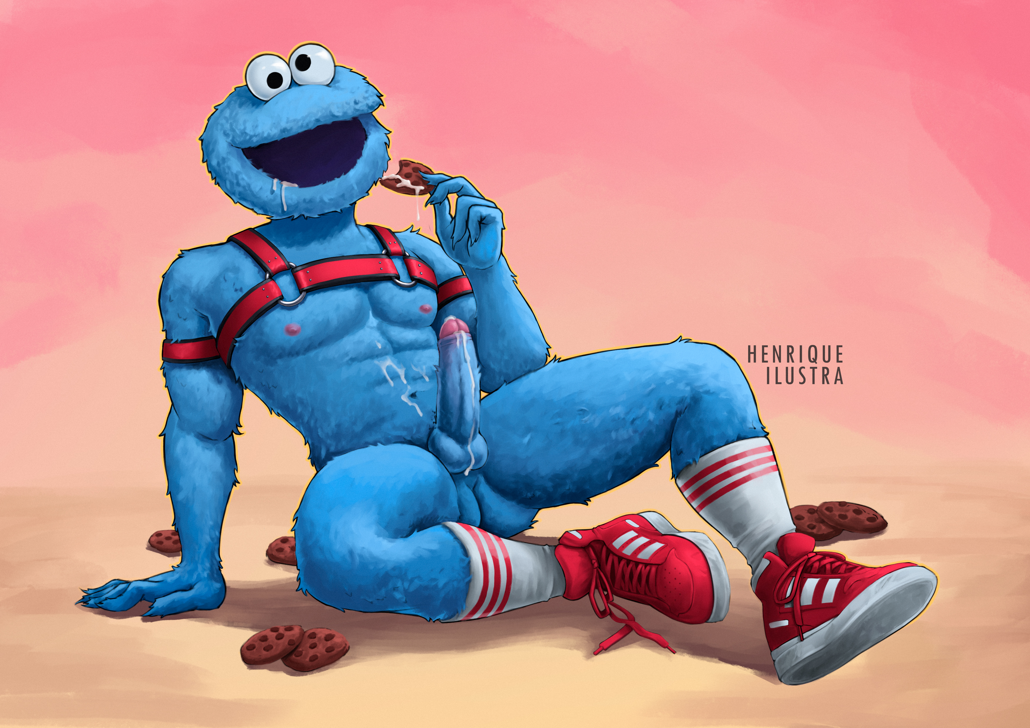 Post 5246225: Cookie_Monster Henriqueilustra Sesame_Street