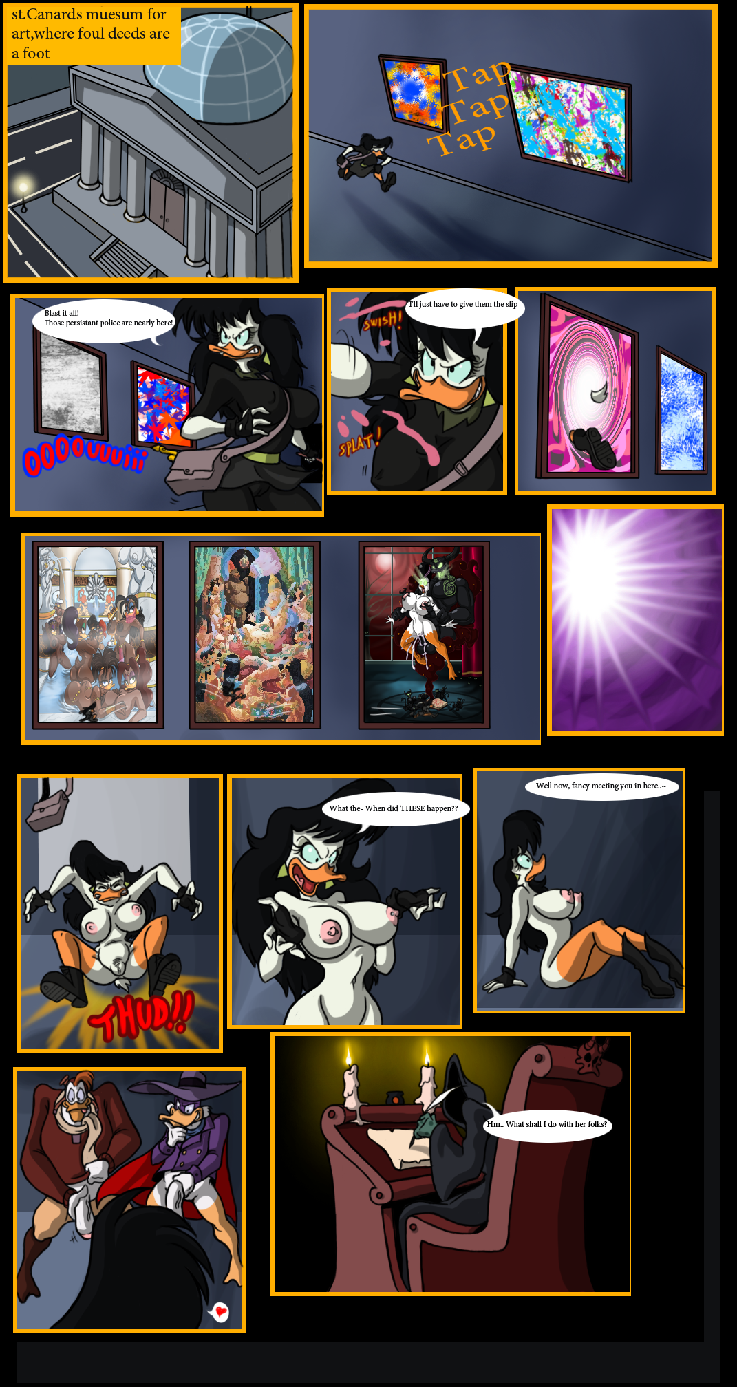 Post 888670: comic Darkwing_Duck Launchpad_McQuack LordStevie  Morgana_Macawber Splatter_Phoenix