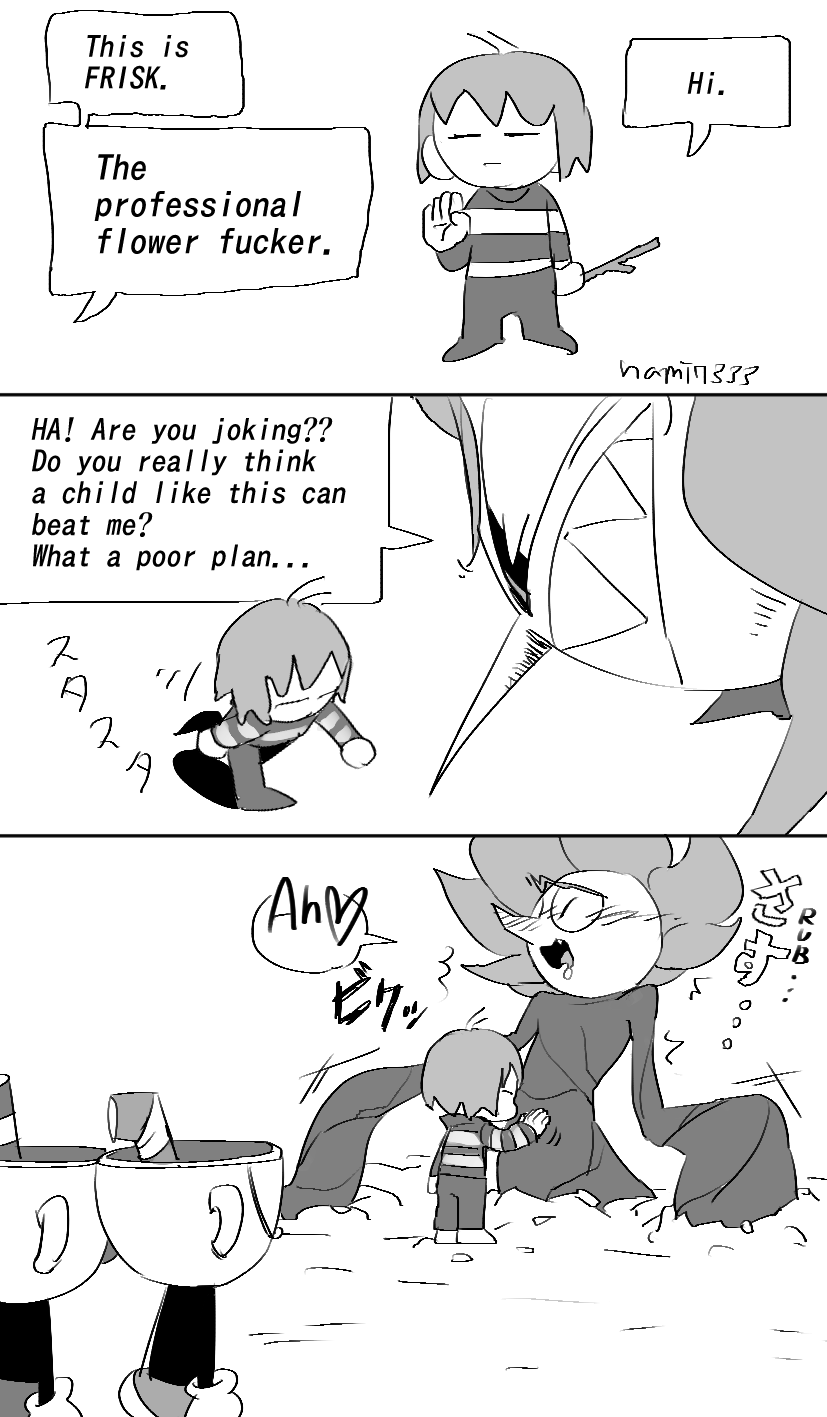 Post 2347276 Cagneycarnation Comic Cuphead Cupheadseries Frisk Mugman Undertale