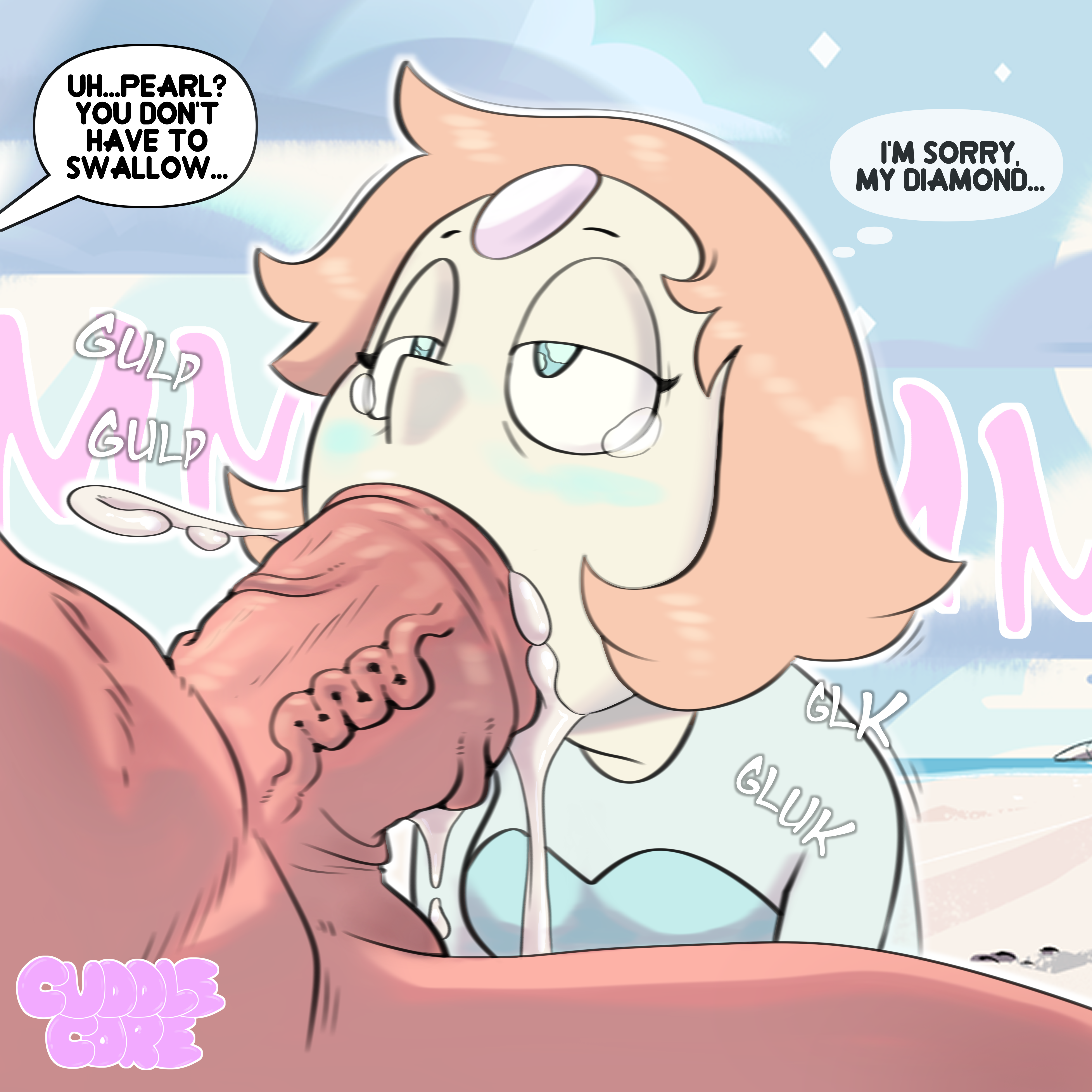 Pearl Steven_Universe comic cuddlecore