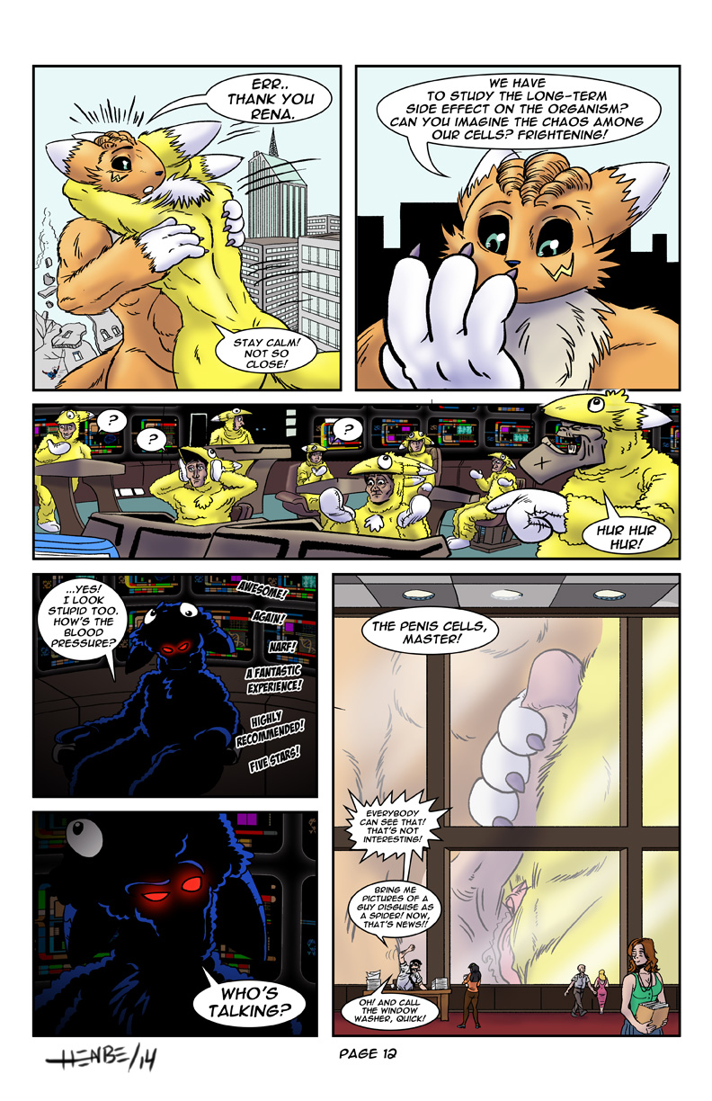 Digimon Henbe Renamon comic