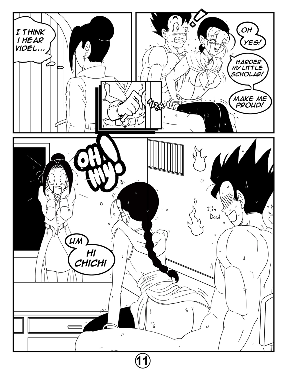 Post 1857520 Chi Chi Comic Dragonballseries Dragonballgt Songohan Sos Videl 1303