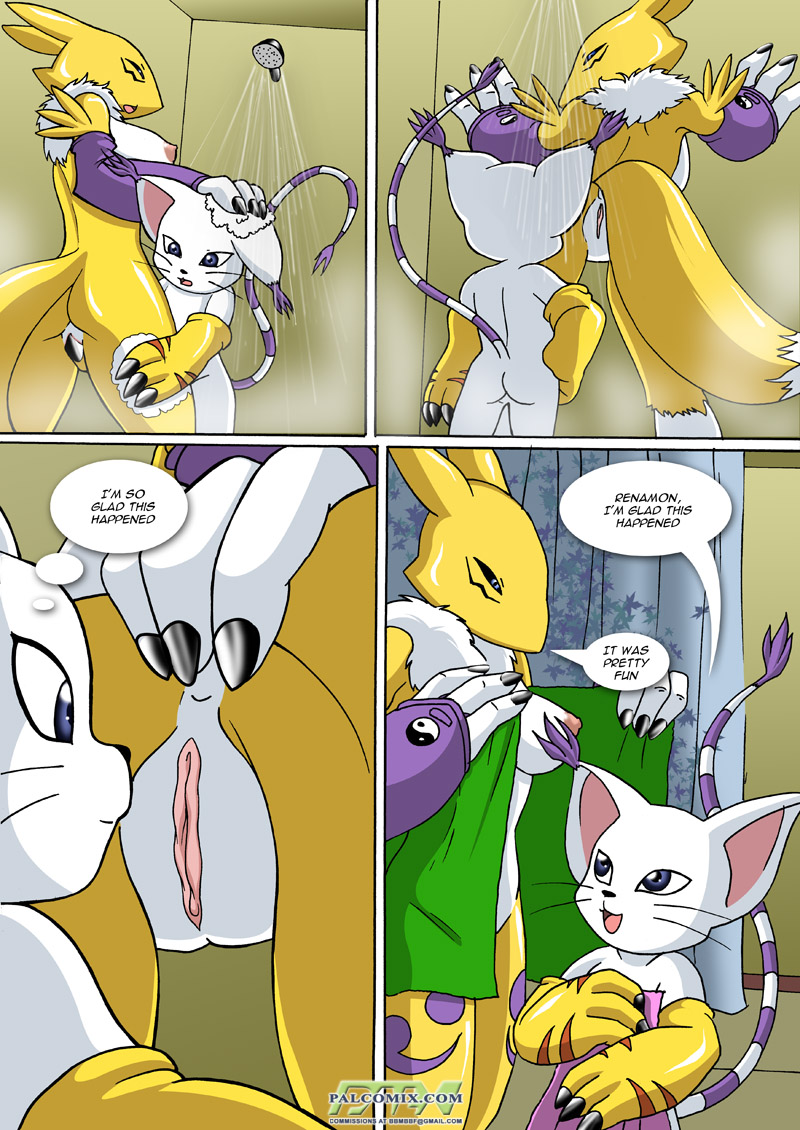 Post 154065: comic Digimon Gatomon PalComix Renamon