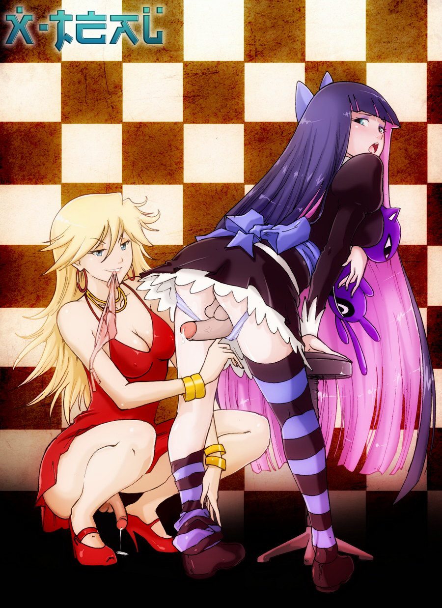 Post 1034693: anon_edits edit Panty Panty_and_Stocking_with_Garterbelt  SkyriderPlus Stocking