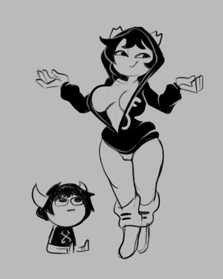 Post 4029786 A Gal1502 Hiveswap Homestuck Joey Claire Xefros Tritoh