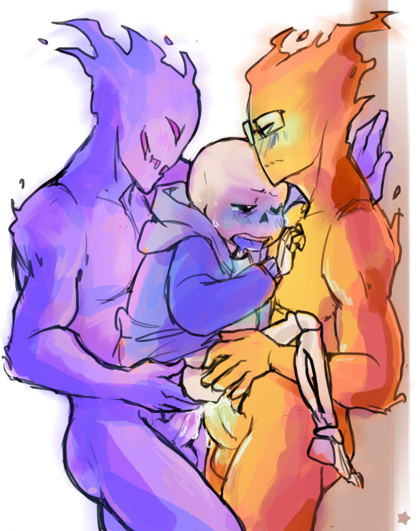 Post 2315229: fell_Grillby Grillby myspiderdance Sans Undertale