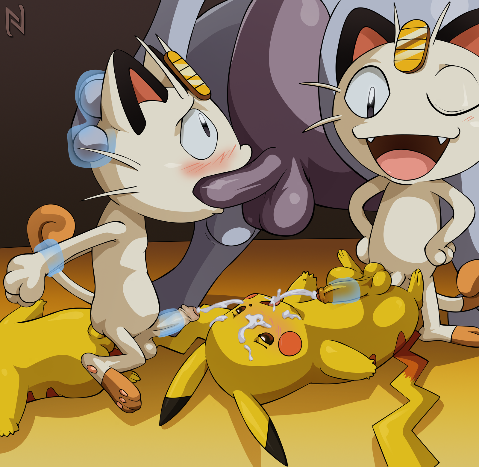 Post 2552500 Meowth Mewtwo Nearphotison Pikachu Porkyman Team Rocket