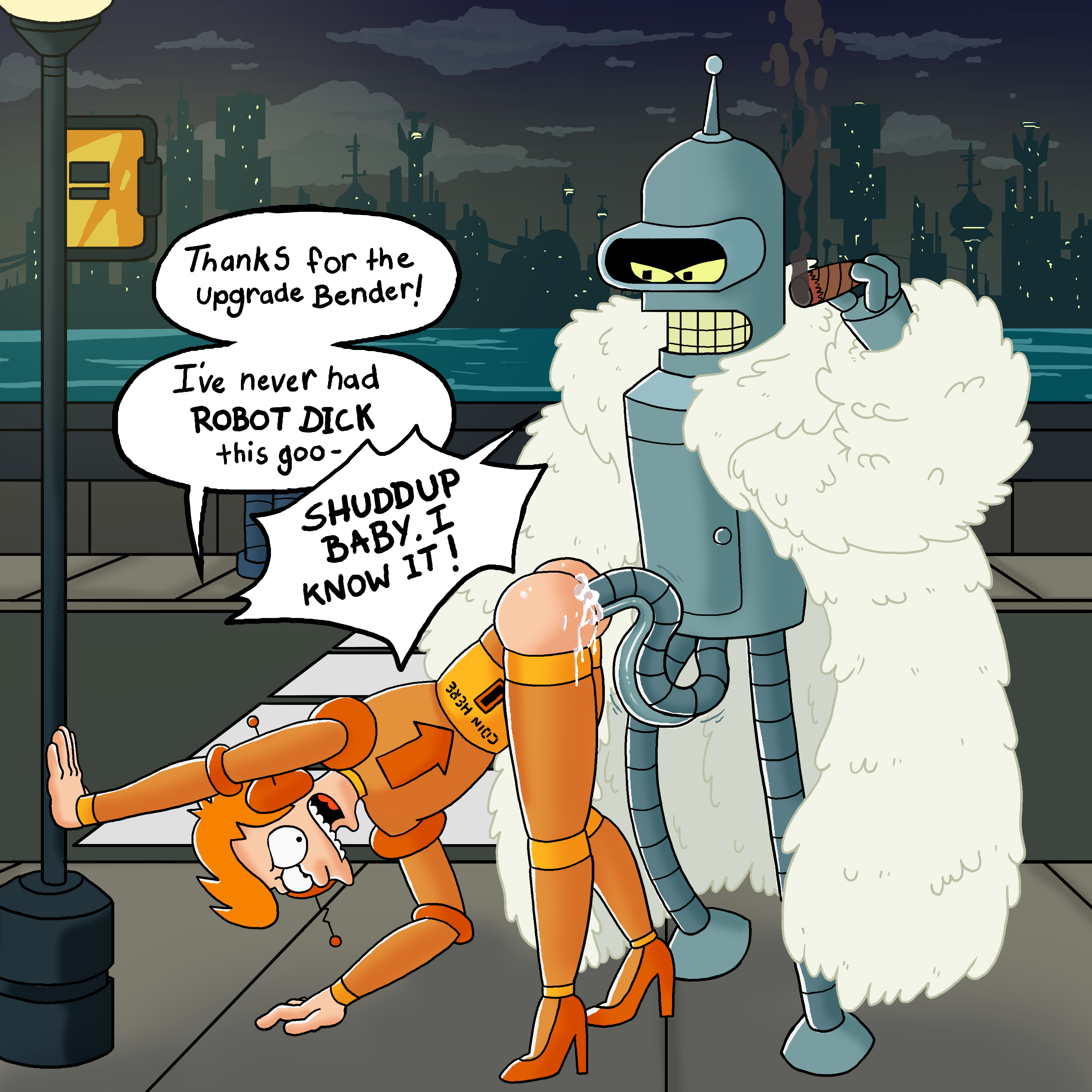Futurama fry x bender