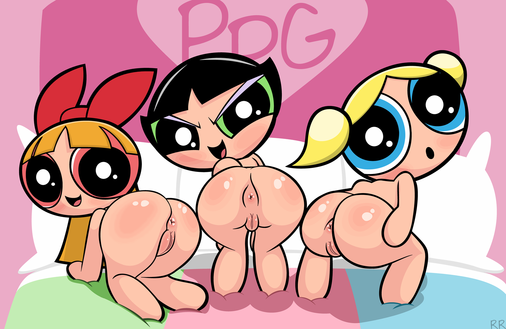 Post 3045802: Blossom Bubbles Buttercup Powerpuff_Girls RandomRandom  What_A_Cartoon