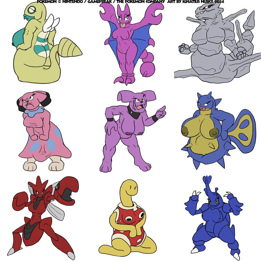 Dunsparce Gligar Granbull Heracross Ignatius_Husky Porkyman Qwilfish Scizor Shuckle Snubbull Steelix