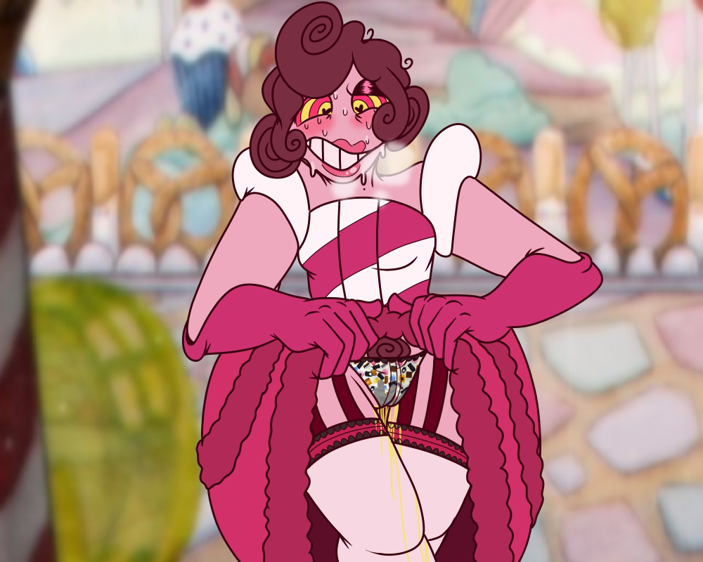 Cuphead candy queen