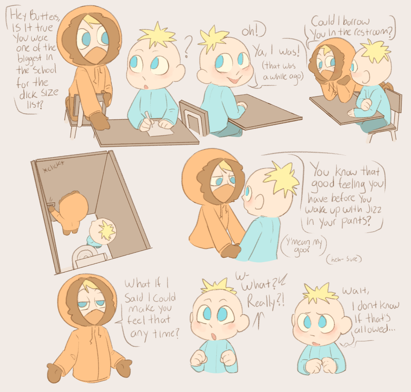 Post 4032722 Comic Kennymccormick Leopoldbuttersstotch Slimyliz Southpark 8913