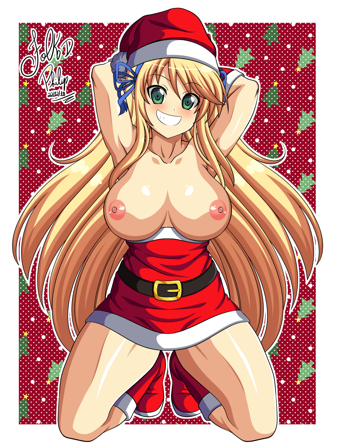 Christmas Folk-dude-Philip Katsuragi Senran_Kagura