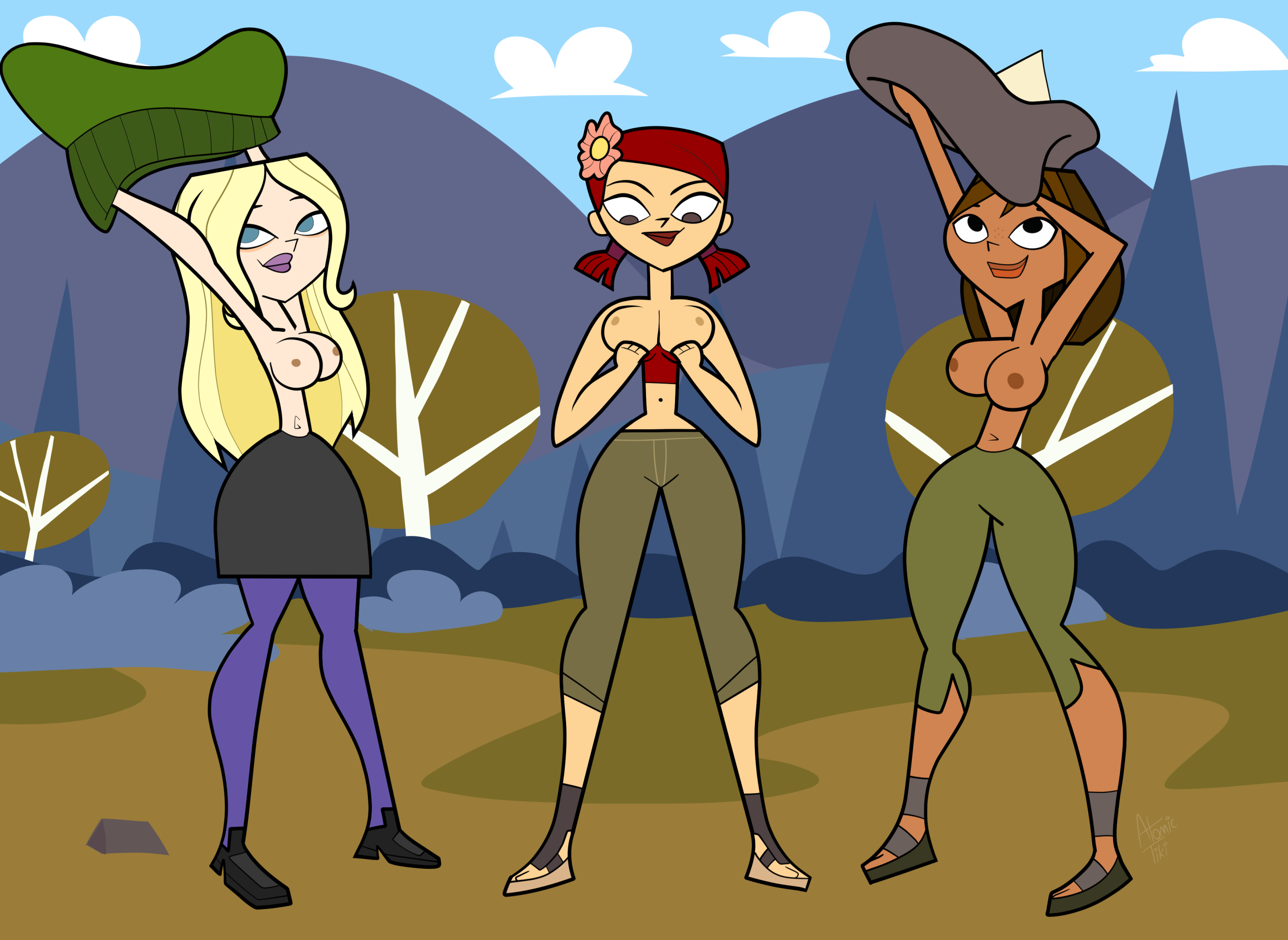 Atomic_Tiki Courtney Dawn Revenge_of_the_Island Total_Drama Zoe