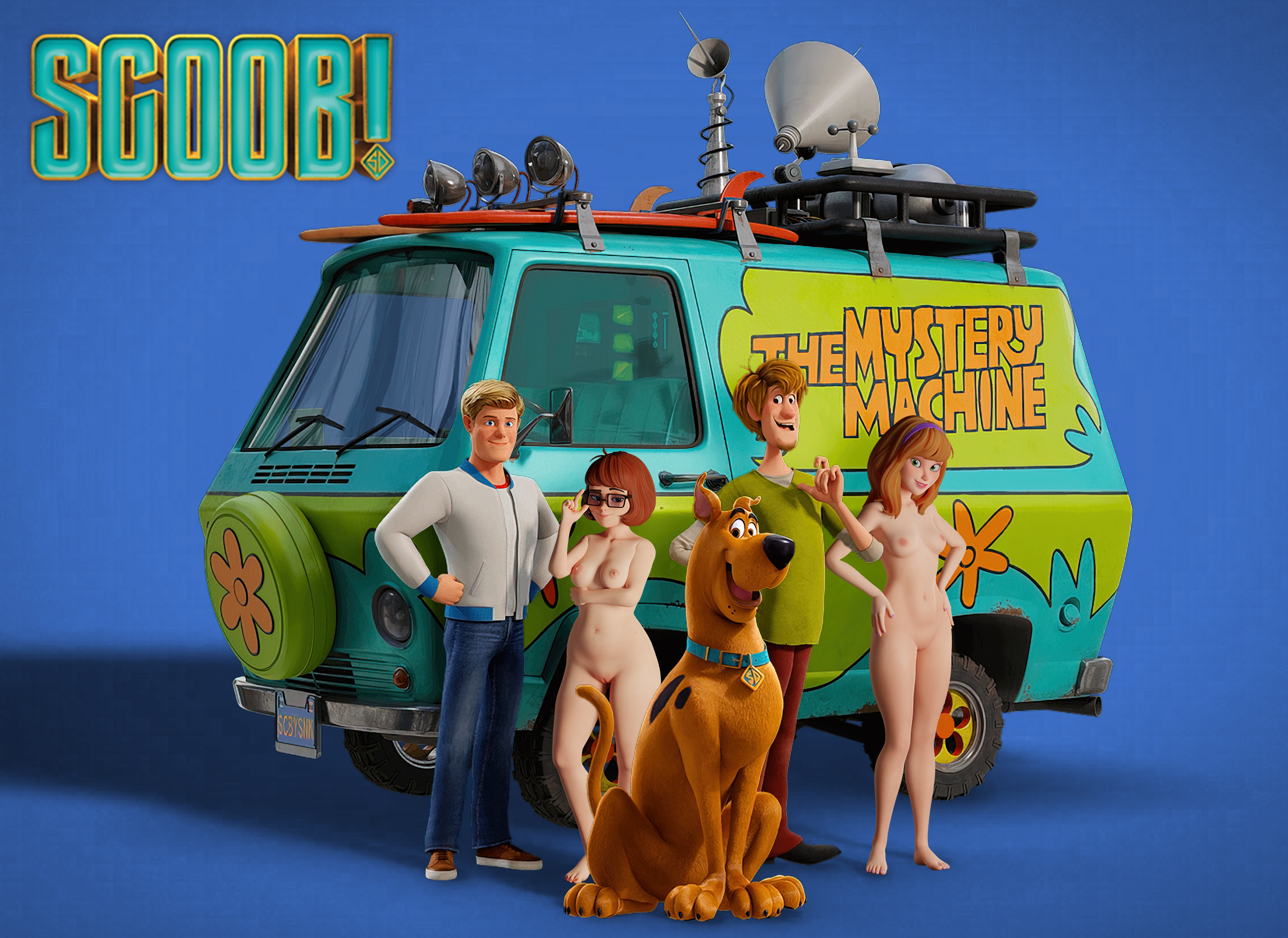 Daphne_Blake Fred_Jones Scoob! Scooby-Doo Scooby-Doo_(series) Shaggy_Rogers Velma_Dinkley