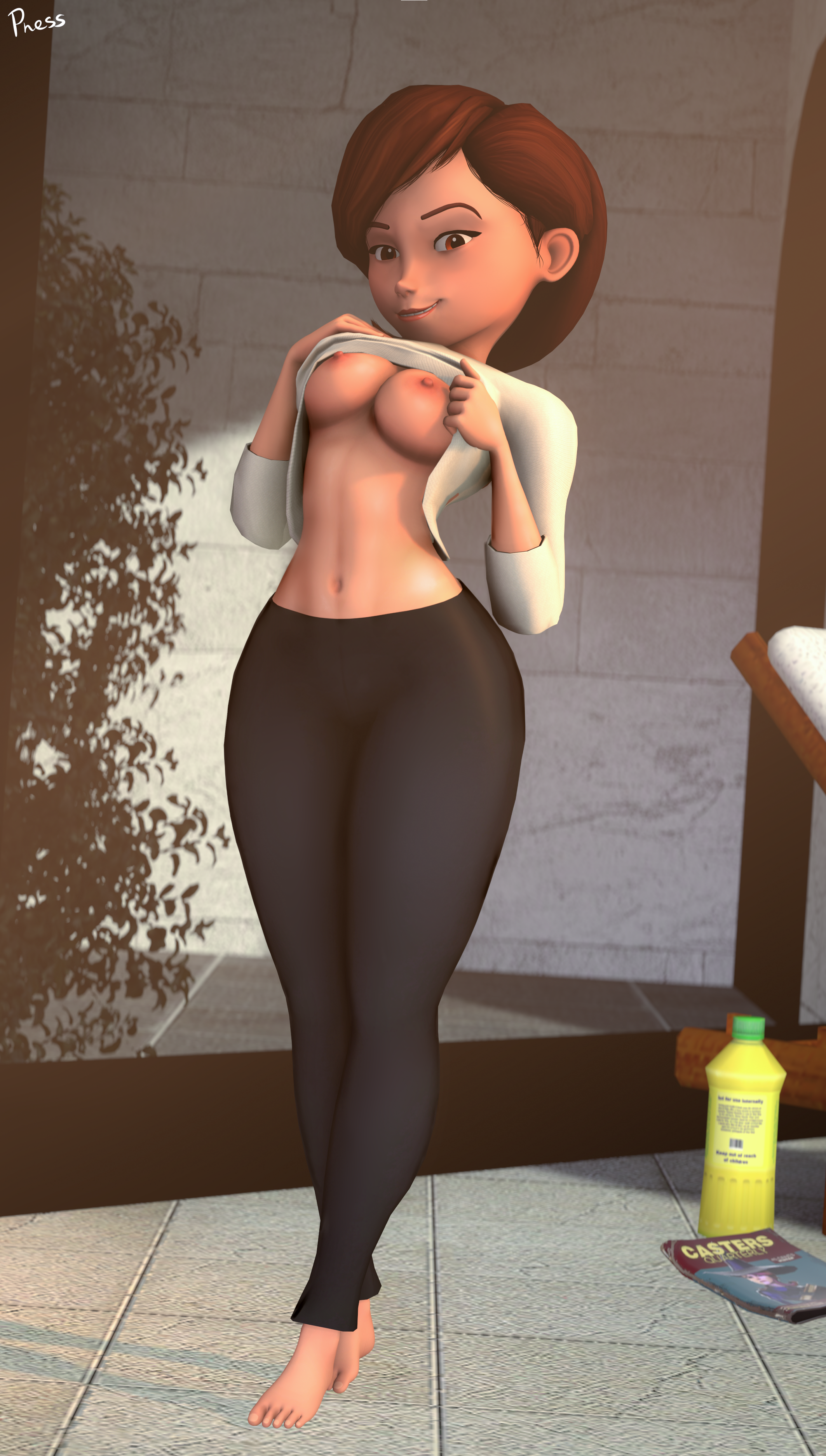 Helen_Parr Source_Filmmaker The_Incredibles Violet_Parr phess