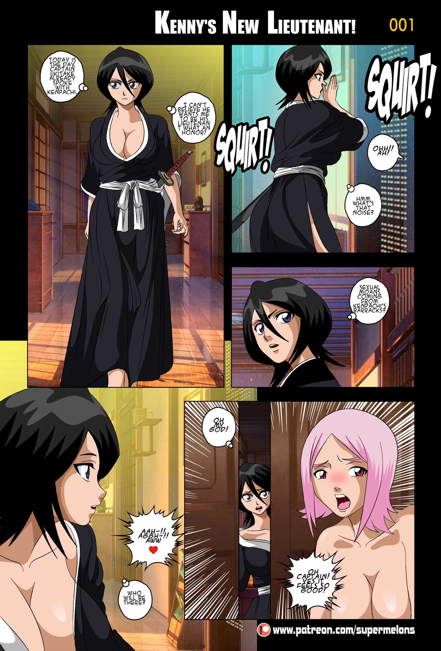 Post 4244811: Bleach comic Rukia_Kuchiki Super_Melons Yachiru_Kusajishi